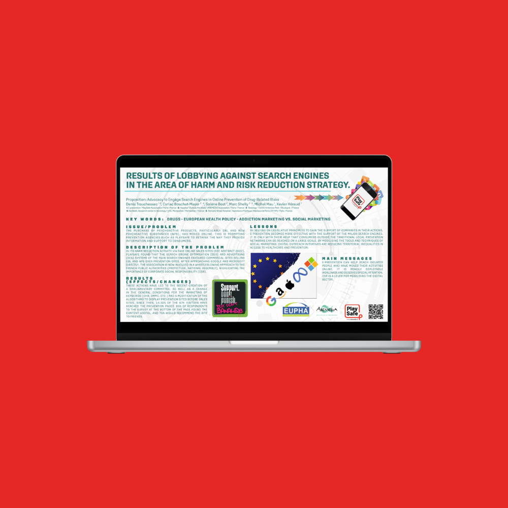 Plaidoyer pour une prévention visible sur les moteurs de recherche