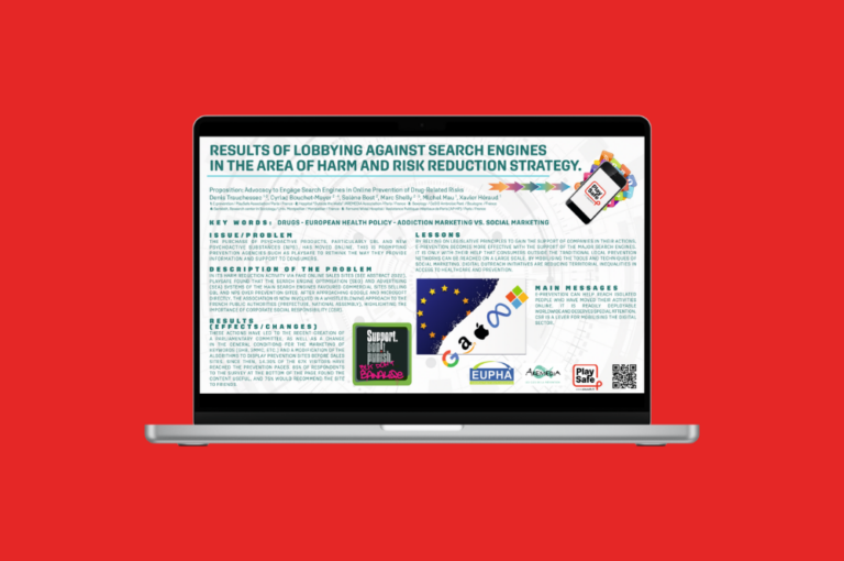 Plaidoyer pour une prévention visible sur les moteurs de recherche