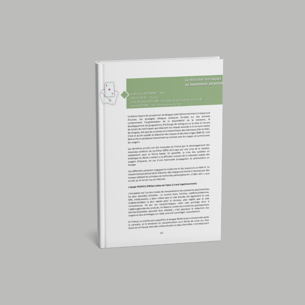 La réduction des risques : un mouvement en perpétuelle évolution