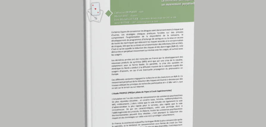 La réduction des risques : un mouvement en perpétuelle évolution